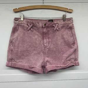 Urban Outfitters BDG Pink Acid Wash Denim Shorts